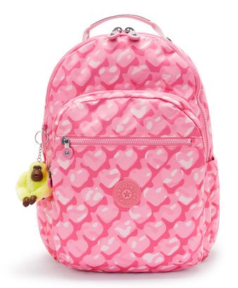 kipling Back To School Print Seoul Lap Backpack Adorable Hearts