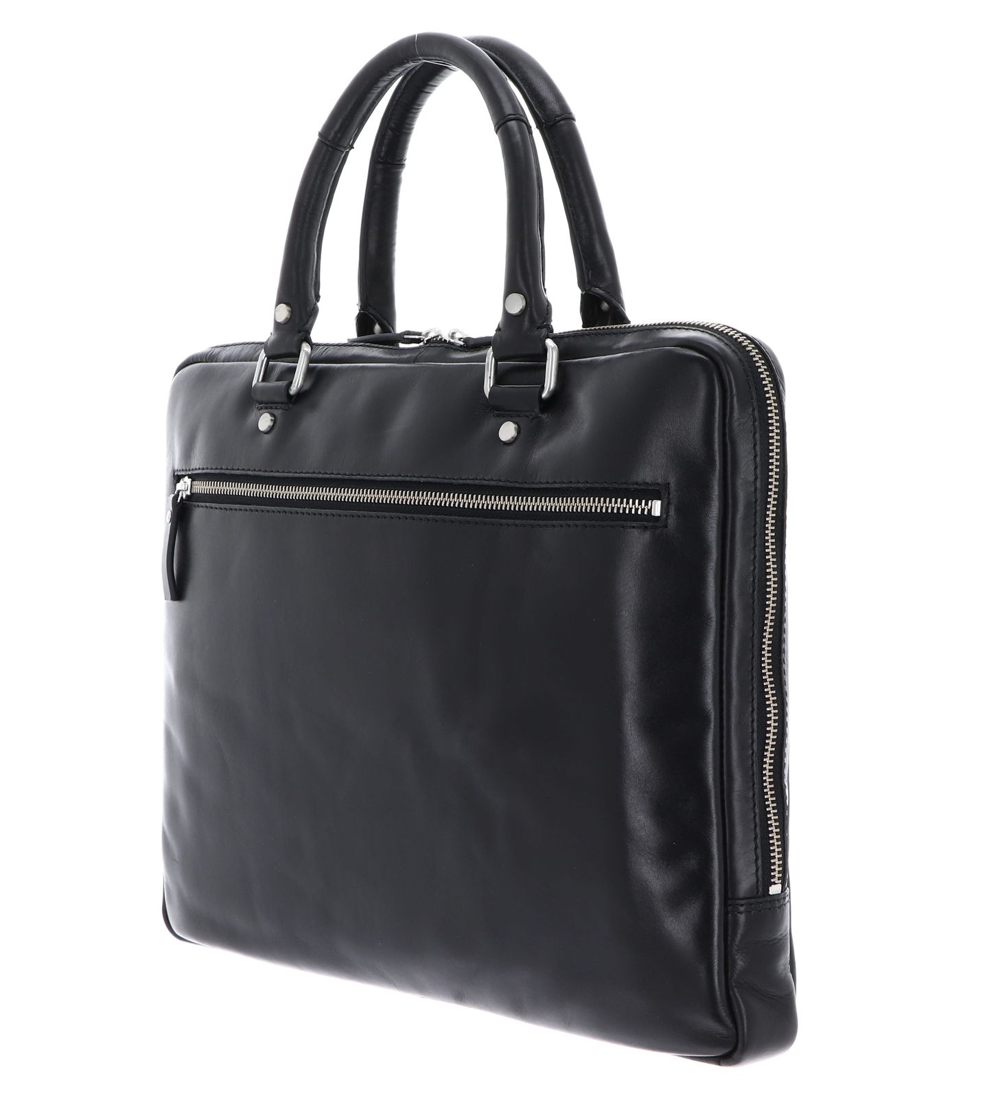 LEONHARD HEYDEN Cambridge Slim Zipped Briefcase 1 Compartment Black LEONHARD HEYDEN Cambridge Slim Zipped Briefcase 1 Compartment Black