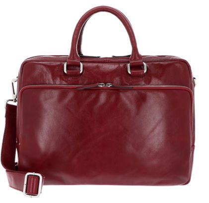LEONHARD HEYDEN Cambridge Zipped Briefcase 2 Compartments L Red