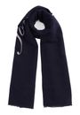 TOMMY HILFIGER Elevated Chic Light Scarf Space Blue / Sugarcane