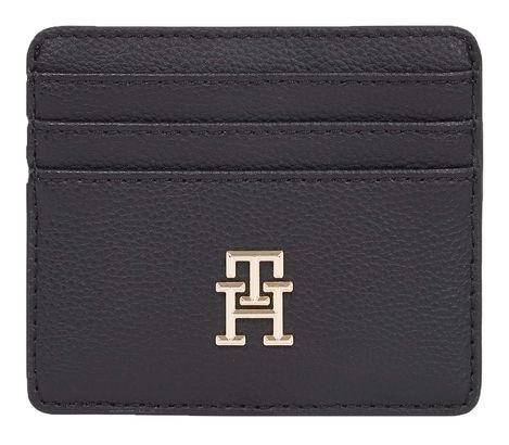 TOMMY HILFIGER Th Soft Logotape Card Holder Black