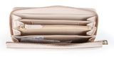VALENTINO Stereo Re Zip Around Wallet Ecru VALENTINO Stereo Re Zip Around Wallet Ecru