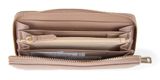 VALENTINO Stereo Re Zip Around Wallet Beige VALENTINO Stereo Re Zip Around Wallet Beige