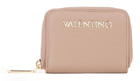 VALENTINO Stereo Re Zip Around Wallet Beige