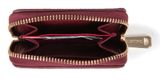 VALENTINO Stereo Re Zip Around Wallet Rosso Scuro