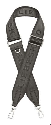 LIEBESKIND BERLIN Small Accessoires Webbing Shoulder Strap Dark Grigio