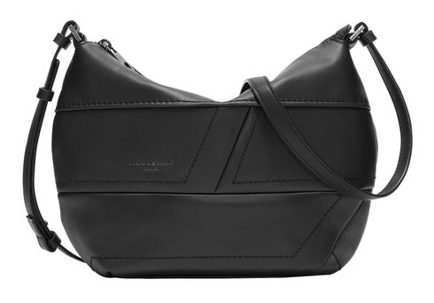 LIEBESKIND BERLIN Edda Calf Optic Hobo Bag Black