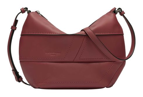 LIEBESKIND BERLIN Edda Calf Optic Hobo Bag Berry