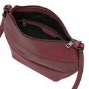 LIEBESKIND BERLIN Edda Calf Optic Hobo Bag Berry LIEBESKIND BERLIN Edda Calf Optic Hobo Bag Berry
