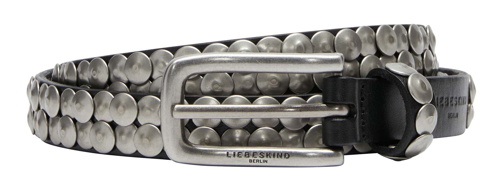 LIEBESKIND BERLIN Leather Belt W95 Black