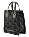 KARL LAGERFELD Ikon Handbag Nft Aop Black