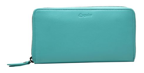 Esquire Peru Zip Around Wallet Turquoise