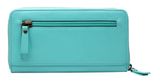 Esquire Peru Zip Around Wallet Turquoise Esquire Peru Zip Around Wallet Turquoise