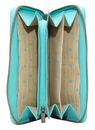 Esquire Peru Zip Around Wallet Turquoise Esquire Peru Zip Around Wallet Turquoise