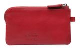 Esquire Viktoria Key Case with Zip Red Esquire Viktoria Key Case with Zip Red