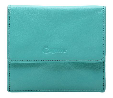 Esquire Peru Lady Wallet Turquoise