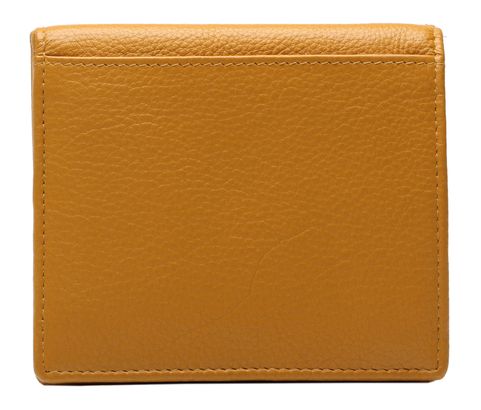 Monedero Esquire Peru Lady - Cuero Curry - Protección RFID - Múltiples Compartimentos - Elegante Y Compacto