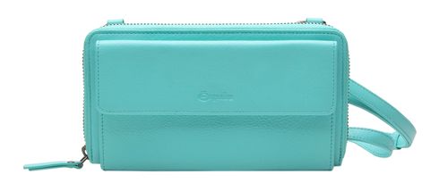 Esquire Peru Phone Wallet Bag Turquoise