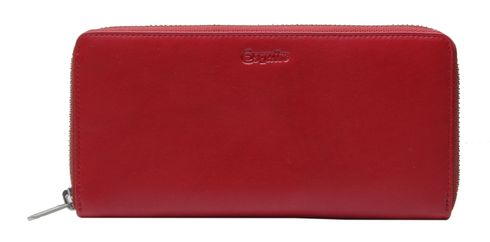 Esquire Viktoria Zip Around Wallet Red