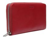 Esquire Viktoria Zip Around Wallet Red Esquire Viktoria Zip Around Wallet Red