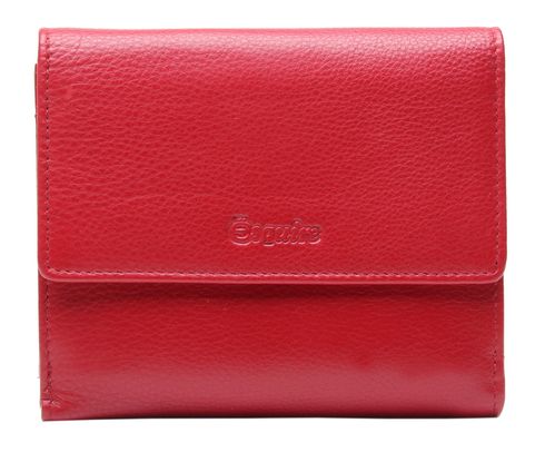 Esquire Viktoria Wallet With Flap Red