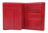 Esquire Viktoria Wallet With Flap Red