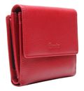 Esquire Viktoria Wallet With Flap Red
