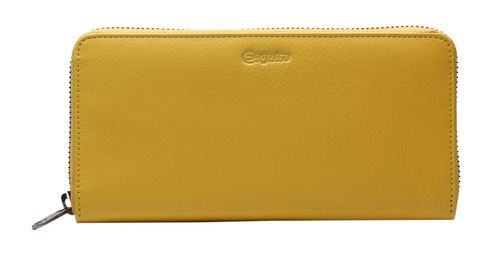 Esquire Viktoria Zip Around Wallet Yellow