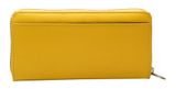 Esquire Viktoria Zip Around Wallet Yellow