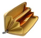 Esquire Viktoria Zip Around Wallet Yellow