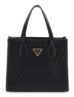 GUESS Silvana 2 Compartment Mini Tote XS Black