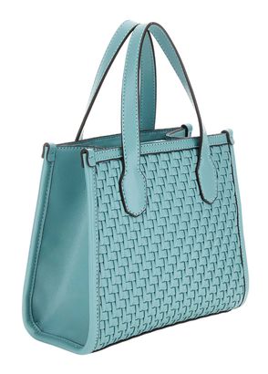 ショルダーバッグ・ポシェット Guess SILVANA herringbone raffia mini tote bag HO1A3A71 ショルダーバッグ・ポシェット Guess SILVANA herringbone