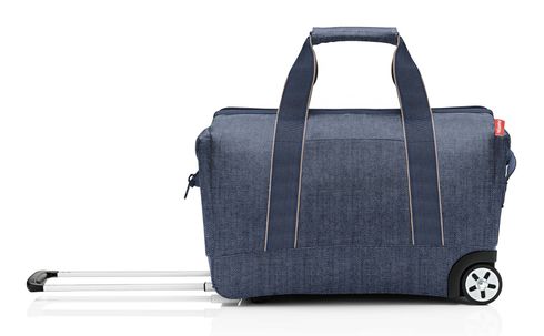 reisenthel Allrounder Trolley M Herringbone Dark Blue