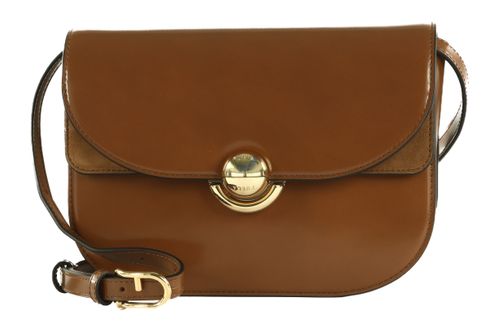 FURLA Sfera Crossbody Round S Cognac
