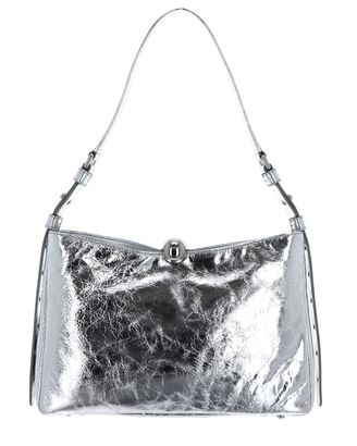 FURLA Sfera Soft Shoulder Bag M Silver