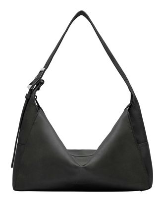 LIEBESKIND BERLIN LOU 2 3D Leather Hobo M Black