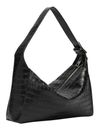 LIEBESKIND BERLIN LOU 2 New Croco Hobo M Black
