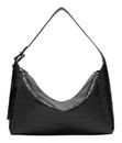 LIEBESKIND BERLIN LOU 2 New Croco Hobo M Black