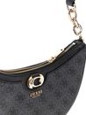 GUESS Orlina Logo Top Zip Shoulder Bag Coal Logo GUESS Orlina Logo Top Zip Shoulder Bag Coal Logo