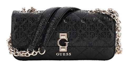 GUESS Bessey Convertible Xbody Flap Bag Black