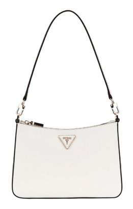 GUESS Eco Gloriana Girlfriend Satchel Bag White