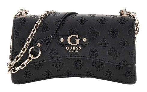 GUESS Gerty Convertible Xbody Flap Bag Black