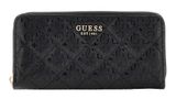 GUESS Laurel SLG Large Zip Around Wallet L Black