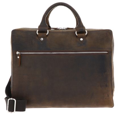 LEONHARD HEYDEN Salisbury Briefcase 1 Compartment Brown
