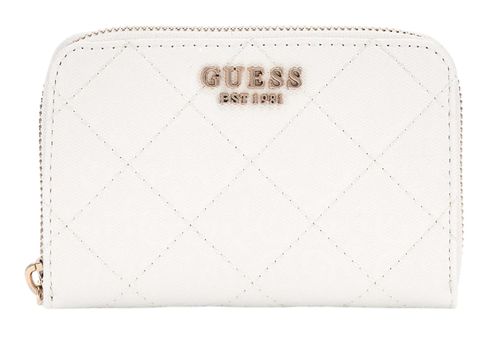 GUESS Laurel SLG Medium Zip Around Wallet M White