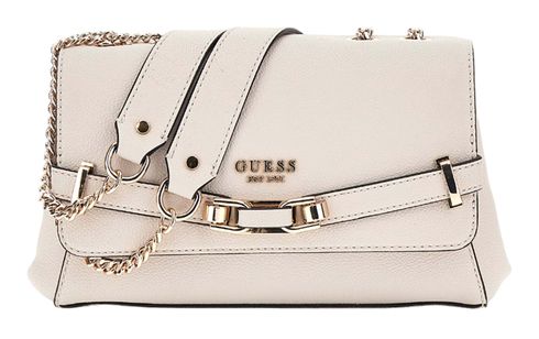 GUESS Silvye Convertible Xbody Flap Bag Stone