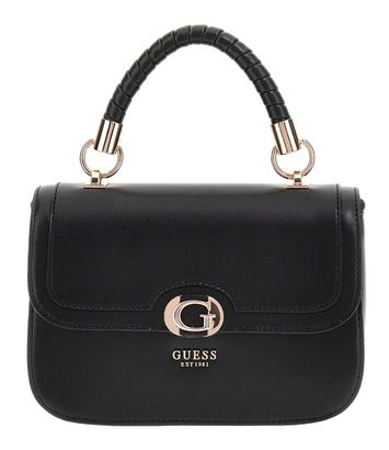 GUESS Orlina Top Handle Flap Bag Black