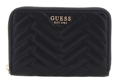 GUESS Anning SLG Medium Zip Around Wallet Black