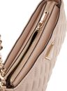 GUESS Giully Top Zip Shoulder Bag Light Beige