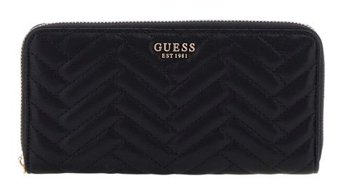 GUESS Anning SLG Large Zip Around Wallet L Black